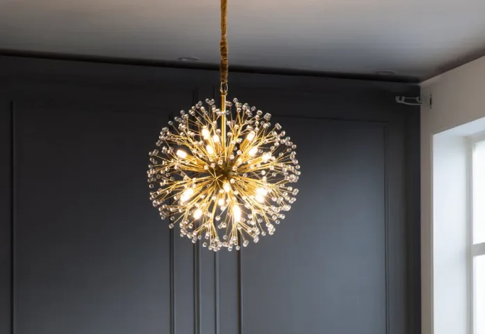 dandelion crystal chandelier