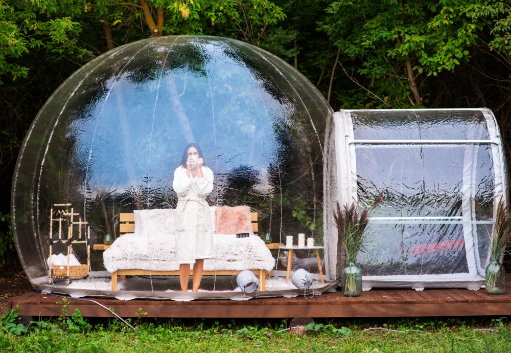 bubble tent glamping