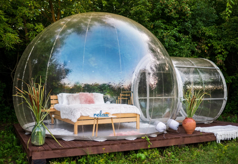 double bubble tent